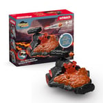 schleich 42663 Jet de Lave rétrofriction avec Mini Creature, dès 7 ans, ELDRADOR CREATURES - coffret, 15 pièces