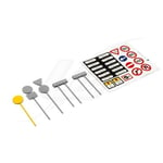 FR- Spark Model SET ROAD SIGNS METALLIC 1:43 - ATA43007