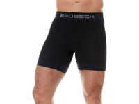 Brubeck Bx11420 Men's Boxer Shorts With A Bicycle Insert Black M