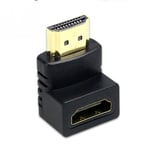 NÖRDIC vinklad  HDMI 4K adapter hane till hona 270 grader