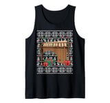 Xmas Sweater Style Ugly Musical Marimba Christmas Tank Top