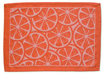 Kela Tapis de Table de Cuisine Coton, Orange, 50 mm X 35 mm