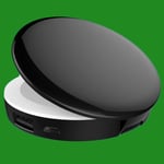 3000mAh Black Compact Mirror Portable USB Power Bank LED Light for iPhone Mobile