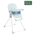 Badabulle - Chaise haute pour bébé ultra compacte et légere - Dossier et tablette ajustables, Des 6 mois