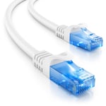 5m Câble Réseau Ethernet LAN Gigabit CAT.6 Câble RJ45 CAT6 Compatible avec CAT.5 CAT.5e CAT.6a Cat.7 - Blanc.[G213]