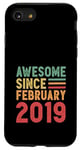 Coque pour iPhone SE (2020) / 7 / 8 Cadeau d'anniversaire génial depuis février 2019