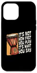 iPhone 12 Pro Max It's Not How Fast You Play Loves Drumming Percussion Djembe Case