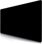 Tapis de Souris XXL 1200x600 mm, Tapis de Table Gaming Surdimensionné Extra Grand XXXL, Précision et rapidité, pour Souris et Clavier Razer Logitech Noir