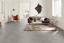 Dalle PVC clipsable Starfloor Ultimate béton gris 31 x 61 cm Tarkett (vendue au carton)