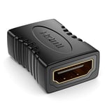 deleyCON Couplage HDMI Adaptateur Connecteur - Prise HDMI (Type A) à Prise HDMI (Type A) - HDR Arc 3D 4K 2160p Full HD 1080p Beamer LCD LED Moniteur de Télévision à Plasma