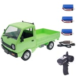 deguojilvxingshe WPL D12 RC Truck with LED Lights, 1:10 2.4Ghz Remote Control Mini Cargo Truck Small Truck Model Large RC Car Toy, Boy and Child Electric Toy