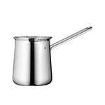 WMF Gourmet mocha pot 340 ml, mocha pot suitable for 6 cups, Cromargan polished stainless steel espresso pot, dishwasher-safe, grey