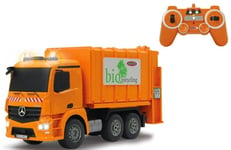 JAMARA - Camion poubelle Radiocommandé MERCEDES Antos de couleur orange - 1/2...