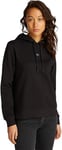 Calvin Klein Jeans Woven Label Regular Hoodie Sweat à Capuche, CK Black, S Femme