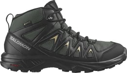 Salomon Men's X Braze Mid GORE-TEX Urban Chic/Black/Slate Green, Urban Chic / Black / Slate Green, 44 2/3