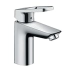 hansgrohe Logis Loop Mitigeur de lavabo 100, avec tirette et vidage synthétique, chromé, 71151000