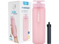 Wessper vattenflaska i glas WESSPER ActiveMax 680ml rosa