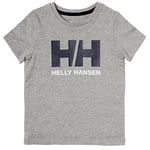 Helly Hansen K HH Logo T-Shirt Mixte, 949 Grey Melange, 3