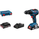 Perceuse-visseuse Bosch Professional GSR 18V-55 - 2 batteries 2,0Ah - Chargeur GAL 18V-40