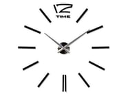 GMMH Horloge Murale 3D XXL au Design Moderne à positionner soi-même 100cm