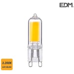 EDM - E3/98903 ampoule G9 led classique claire 2W 220lm 3200K lumière chaude Ø1.4x4.8cm