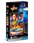 Clementoni - Star Trek - Film Culte - Puzzle de Collection de 500 Pièces - Jeu de Patience et de Réflexion - Format Portrait - Image Net - 49 x 36 Cm - À Partir de 14 Ans