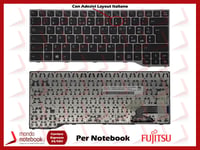 Clavier Notebook FUJITSU Lifebook E733 E734 E746 (Noir) Avec Adhésifs Layout