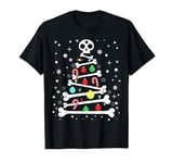 Funny Xmas Bones Skeleton Christmas Tree T-Shirt