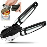 Heavy Duty Stainless Steel Tin Can Opener Cutter Easy Comfy Handle Grip