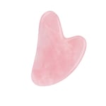 Gua Sha - Ansikts Gua Sha Sten - Rosékvarts Gua Sha - Hjärtformad Sten Ansiktsbehandling - Antirynka Ansiktsmassageverktyg - Guasha för Ansiktsmassage