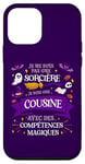 Coque pour iPhone 12 mini Pas Une Sorcière Je Suis Une Cousine Cadeau Originale