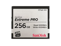 Sandisk Minneskort Extreme Pro CFast 2.0 256GB 525MB/s