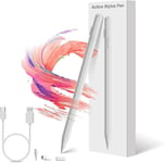 Stylet Pour Ipad 9E Et 10E Génération, Stylet Apple Avec Charge Rapide, Rejet De Paume, Sensibilité À L'Inclinaison, Stylet Actif Pour Ipad Pro 2018-2023, 12,9""/11"", Ipad 10/9/8/7/6, Ipad Air 5/4/3,