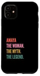 Coque pour iPhone 11 Funny First Name Design Woman Myth Legend - Amaya