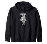 Stoic Inspiration Quote for Daily Motivation Zip Hoodie