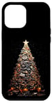 Coque pour iPhone 12 Pro Max Arbre de Noël Pièces de voiture et camion Mécanicien Garage Homme