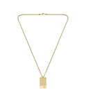 Lacoste Collier pour Homme Collection STENCIL Or jaune - 2040220