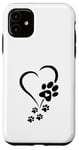 iPhone 11 Dog Paw Heart Baby Dogs - Dog Paw Print Dog Paws Hearts Case