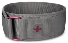 Harbinger 4" (10.16cm) Nylon Weightlifting Belt, Unisex, Women's, Merlot, XS