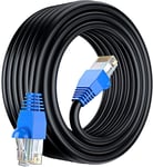 Multi-Cables CAT6 RJ45 30m, à l'extérieur Utiliser imperméable - CCA - Direct Burial Ethernet Network câble - 550 MHz - 30 Meter pour Ordinateur