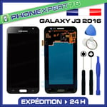 VITRE TACTILE + ECRAN LCD ORIGINAL SAMSUNG GALAXY J3 2016 NOIR + OUTILS