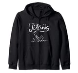 Vintage RMS Titanic Sinking Ship 1912 Atlantic Ocean Zip Hoodie