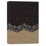 Golden Waves Dotted Hardcover Journal (inbunden, eng)