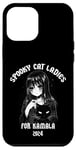 Coque pour iPhone 15 Plus Chat effrayant pour Kamala Harris Tim Walz 2024 Crazy Cat