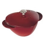 Staub Special Cocotte Sydän Pata Valurauta 20 cm, Kirsikka 40509-798-0