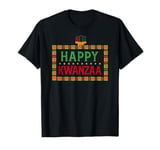 Kinara Seven Candles Principles Of Kwanzaa Happy Kwanzaa T-Shirt