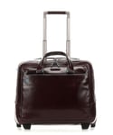 Piquadro Blue Square Rolling briefcase brown