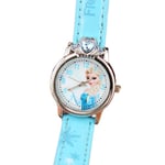 Disney Frozen Elsa Kvartsur för flickor, barn, tecknad film, festgåvor, armbandsklockor Light Blue