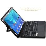 MQ - Etui avec clavier pour Huawei MediaPad M5 10.8 | clavier Bluetooth AZERTY avec touchpad pour Huawei MediaPad M5 Pro 10.8