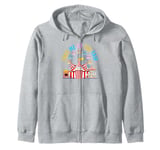 Take Me To State And County Fairs Pop Corn Ferris Wheel Zip Hoodie